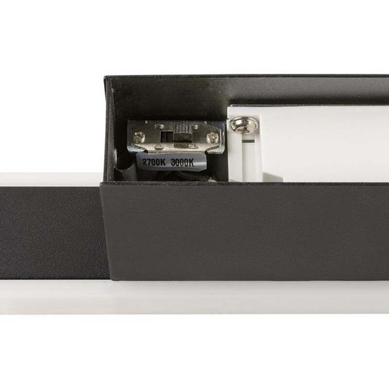 SLV Wandleuchte Lampe One Linear LED dimmbar schwarz CCT 52cm 1000Lumen IP44 - 4024163292474