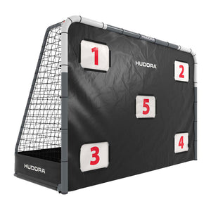 B-Ware HUDORA Fußballtor Roco 300 Garten Fußballtor mit Torwand 315x208cm weiß stabil