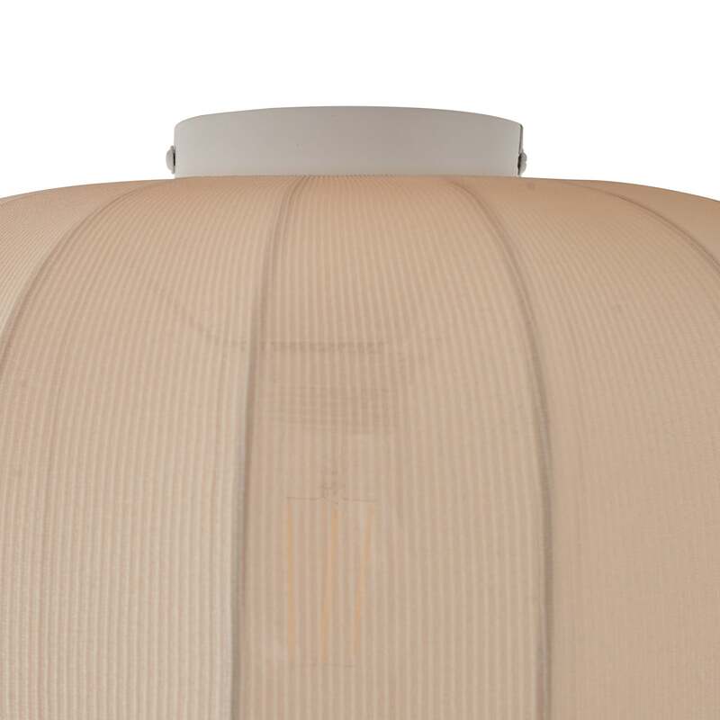 Lindby Deckenleuchte Helin beige Stoff Ø 35 cm dimmbar E27 15 W - 4251911793864