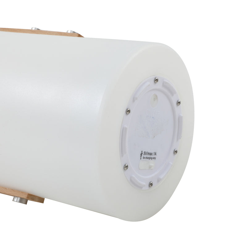 Lindby LED Akku Außentischleuchte Juria Gartenleuchte dimmbar IP44 weiß 35,5cm - 4251911774092