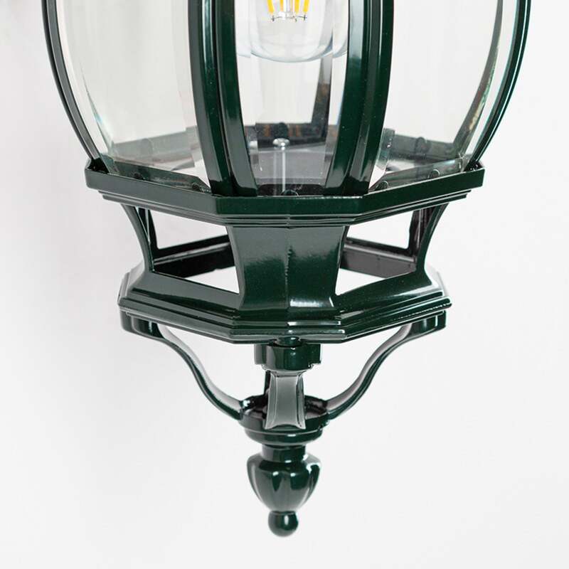 KS Verlichting Außenwandleuchte Andrew Gartenleuchte dimmbar grün IP33 45cm - 8714732150101