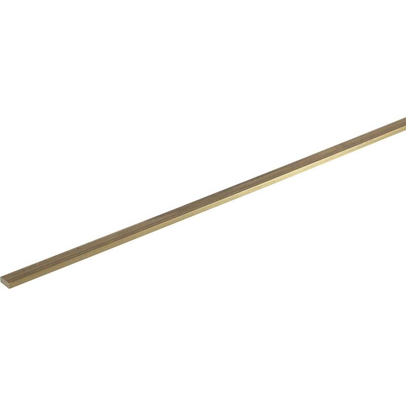 Reely Messing Profil Flach 500x12x5mm Stabilität Verarbeitung 1 Stück - 4064161487205