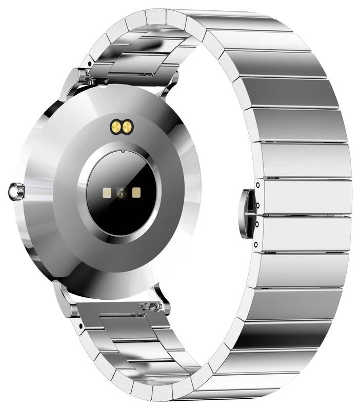XCOAS SIONA Smartwatch Damen Unisex minimalistische Fitnessuhr Silber855 - 4260449576924