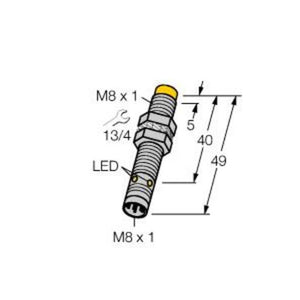 2x B-Ware Turck Induktiver Sensor nicht bündig NI6U-EG08-AP6X-V1131 PNP Schließer 2 STÜCK