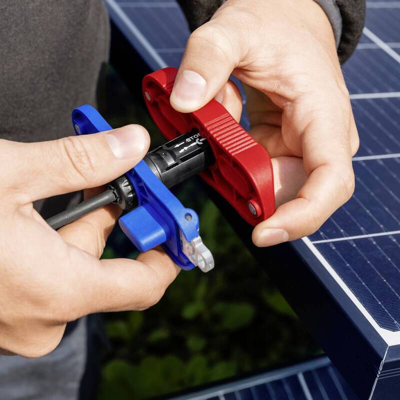 Knipex Montagewerkzeug für MC4 MC4 EVO2 PV Installationswerkzeug 97 49 66 3 - 4003773093787