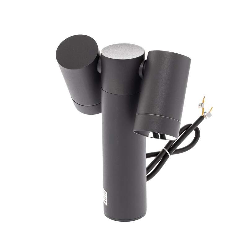 Prios Erdspießstrahler Tulimar LED Außenleuchte anthrazit dimmbar IP65 2-flg. - 4251911747621