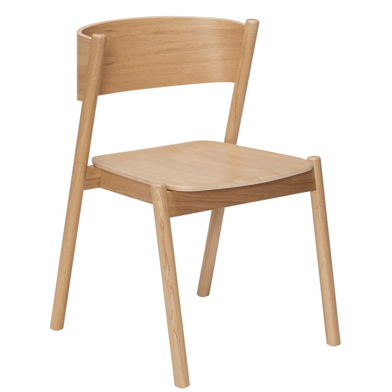 Hübsch Interior Stuhl Sitzmöbel Eiche natur Esszimmerstuhl SIEHE TEXT/FOTO - 5712772138052