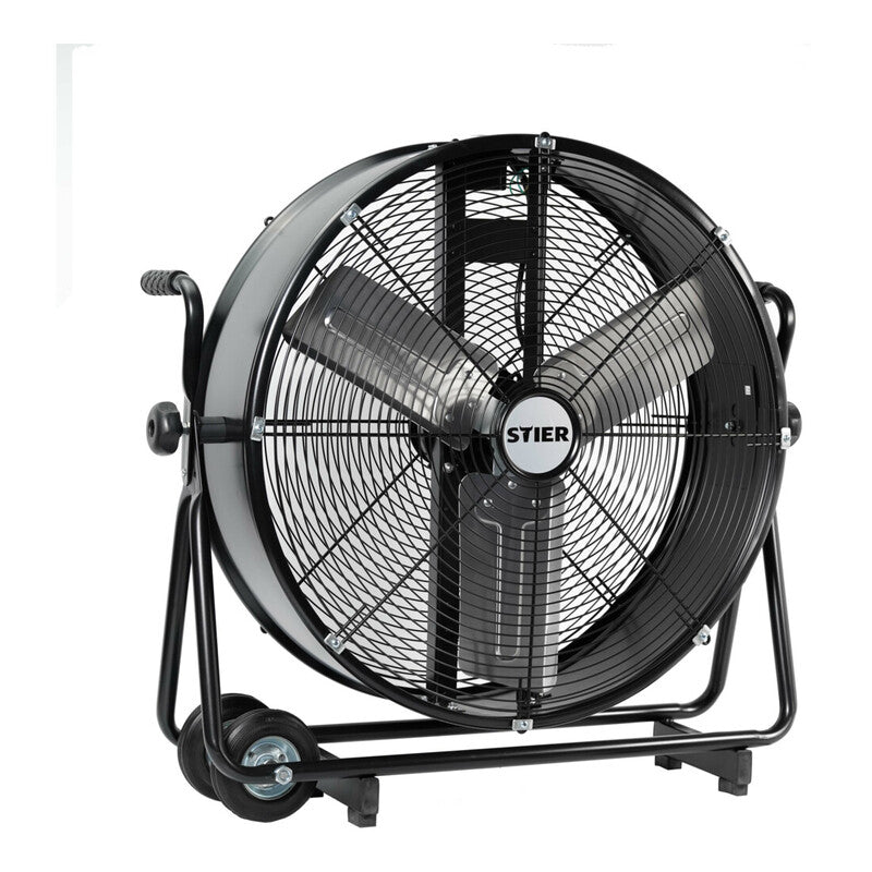 STIER Trommelventilator fahrbar 330W Ø600mm leistungsstarker Ventilator mobil - 4251709618126