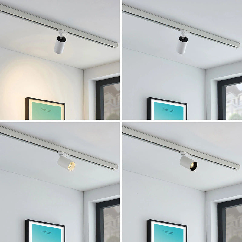 Arcchio Schienenstrahler Brinja LED Strahler dimmbar GU10 weiß 3-Phasen Ø6cm - 4251096556452