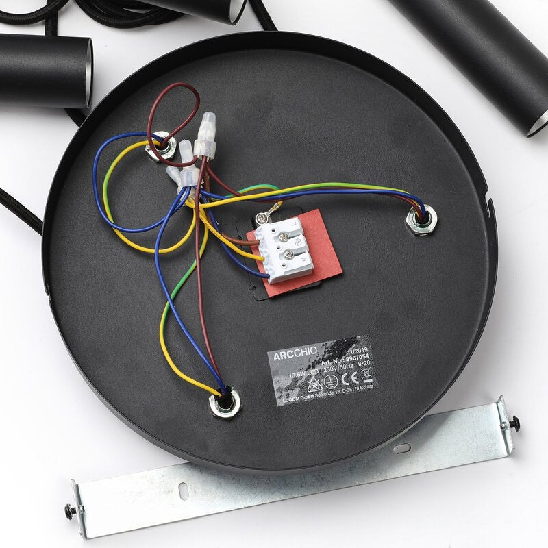 Arcchio Pendelleuchte Hängelampe LED Schwarz Aluminium Esszimmer Wohnzimmer - 4251096568646