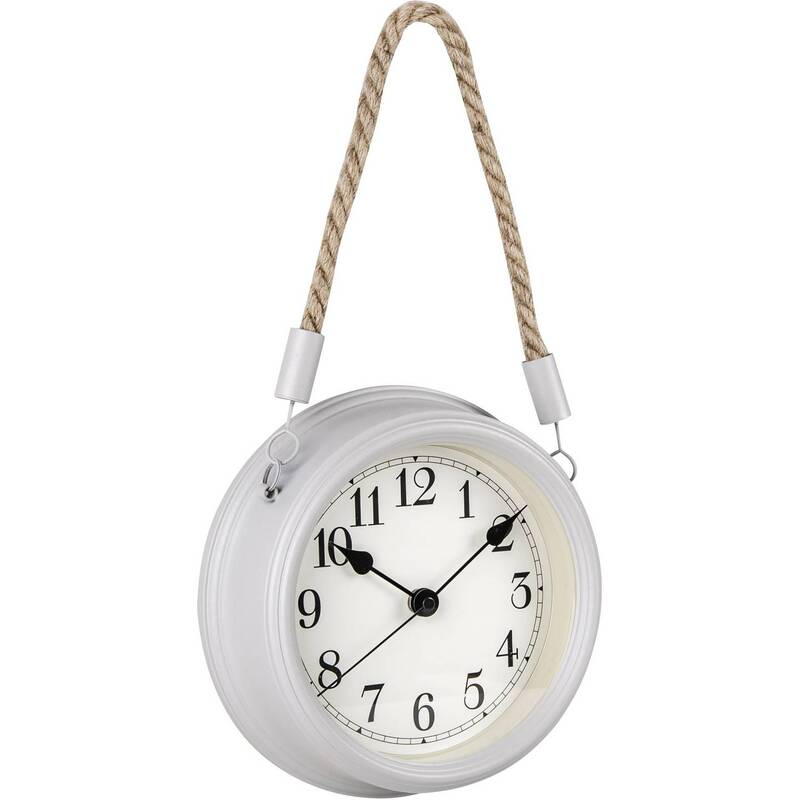 Techno Line Wanduhr Quarz grau analog Designer Wanduhr 22cm x 68mm x 68mm - 4029665071305