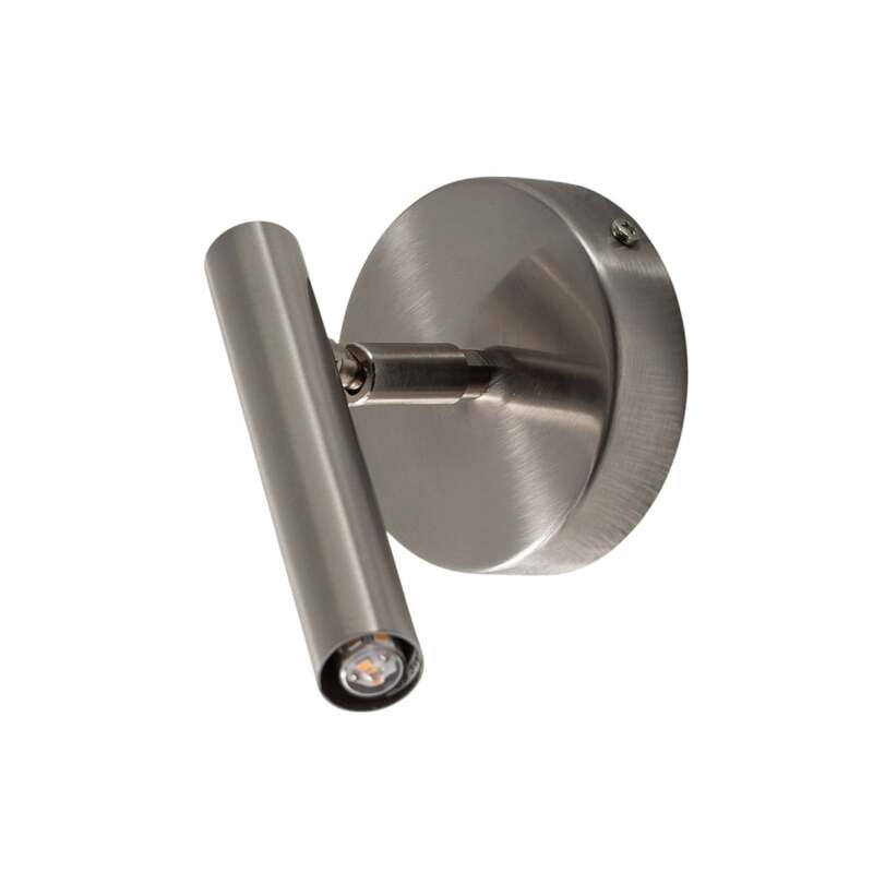 Sigma Wandleuchte Sopel LED Wandlampe dimmbar silber Stahl 1-flammig Höhe 15cm - 5902846811763