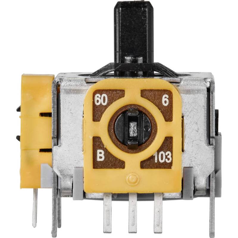 Tru Components Joystick 98002C3 Kunststoffhebel 12V DC Lötpins Steuerung PS 2 - 2050004878479