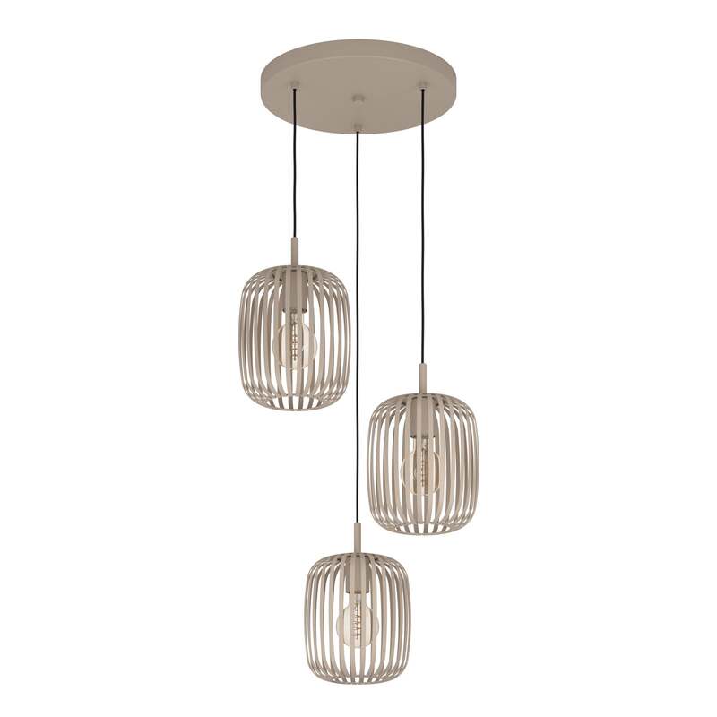 Eglo Hängeleuchte Pendelleuchte Romazzina LED Lampe dimmbar sandfarben Ø46cm - 9008606258574
