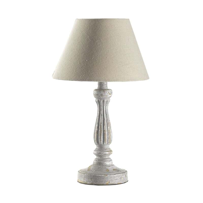 Euluna Tischleuchte Raffy Tischlampe Tischlicht Lampe Leuchte gealtertes Holz - 8030626532649