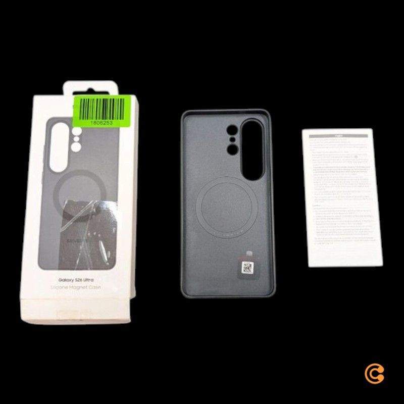 Samsung Hülle Backcover Schutzhülle Galaxy S26 Ultra Schwarz Silikon Magnet Case - 8806097887225