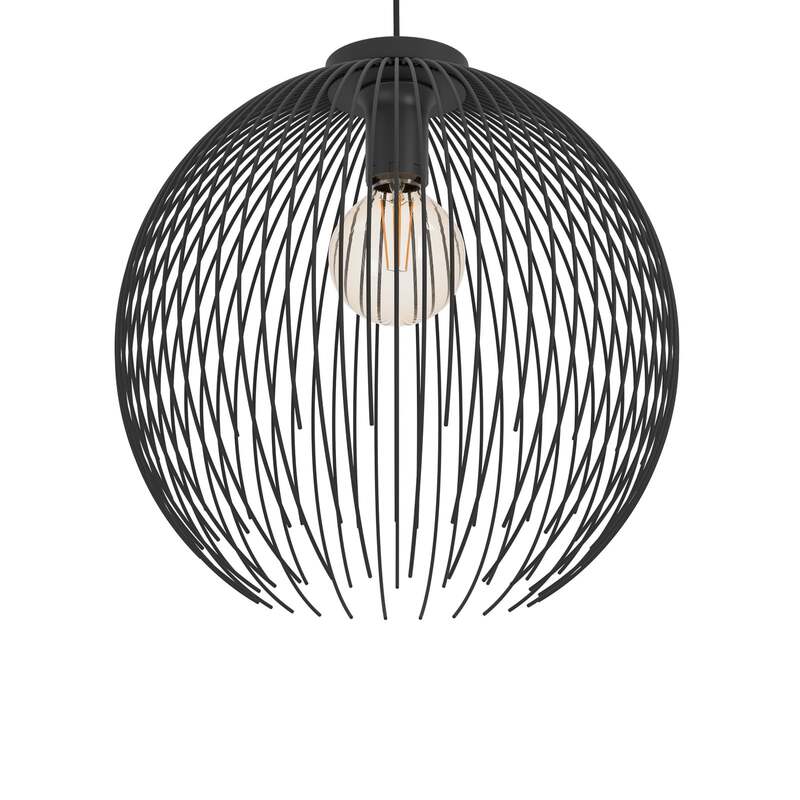 Eglo Hängeleuchte Pendelleuchte VENEZUELA LED dimmbar schwarz Ø40cm Metall E27 - 9008606282258