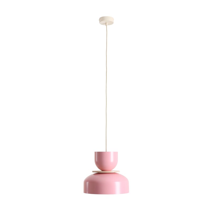 ALDEX Hängeleuchte Uto Pendelleuchte Deckenlampe rosa Metallschirm dimmbar 30 cm - 5904798659028