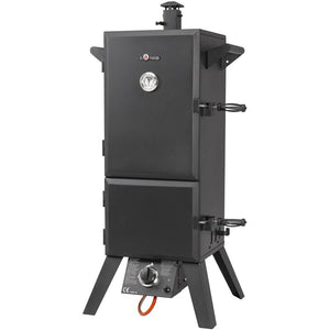 B-Ware El Fuego Gasgrill Portland XL Grillgerät 4,4kW Schwarz Garten 64x127,5x50cm