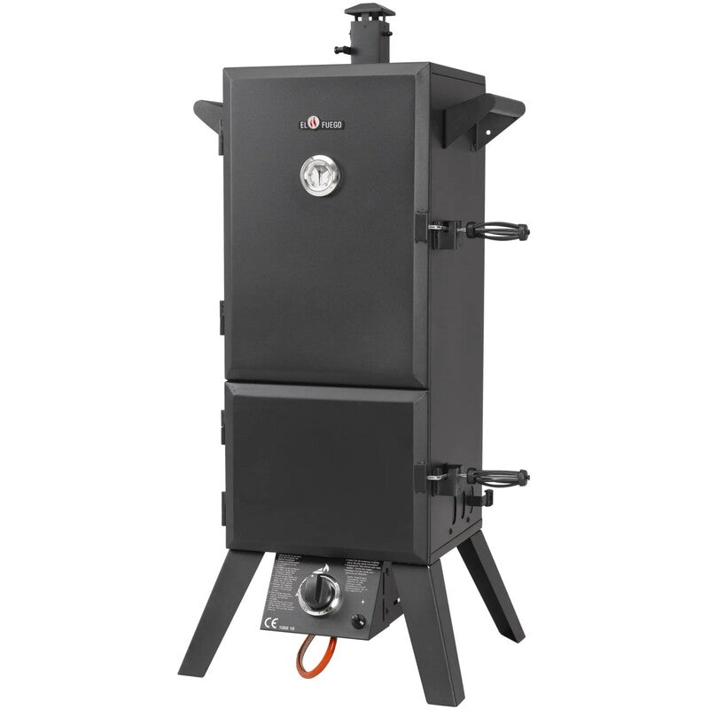 El Fuego Gasgrill Portland XL Grillgerät 4,4kW Schwarz Garten 64x127,5x50cm - 4250373231723