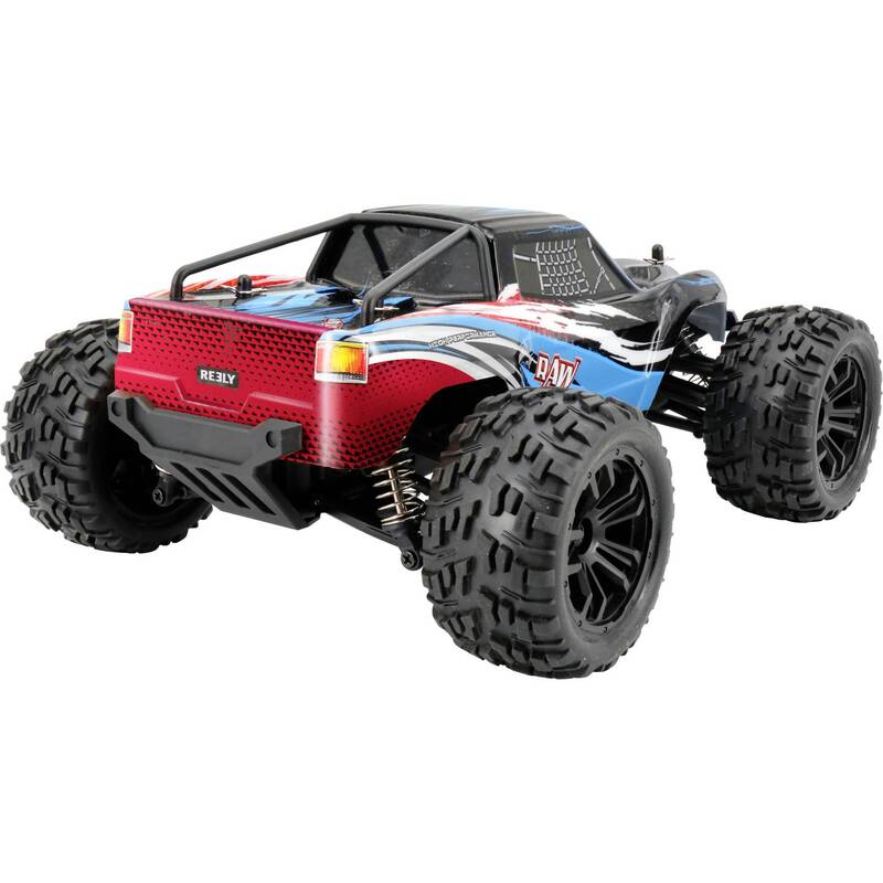 Reely RC Modellauto Elektro Monstertruck 1:14 Allradantrieb 35 km/h Blau RtR - 4064161189697