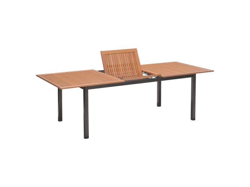 Gartentisch Terrassentisch Ausziehbar FSC-Holz Braun 180-240cm x 100cm - 4007873339608