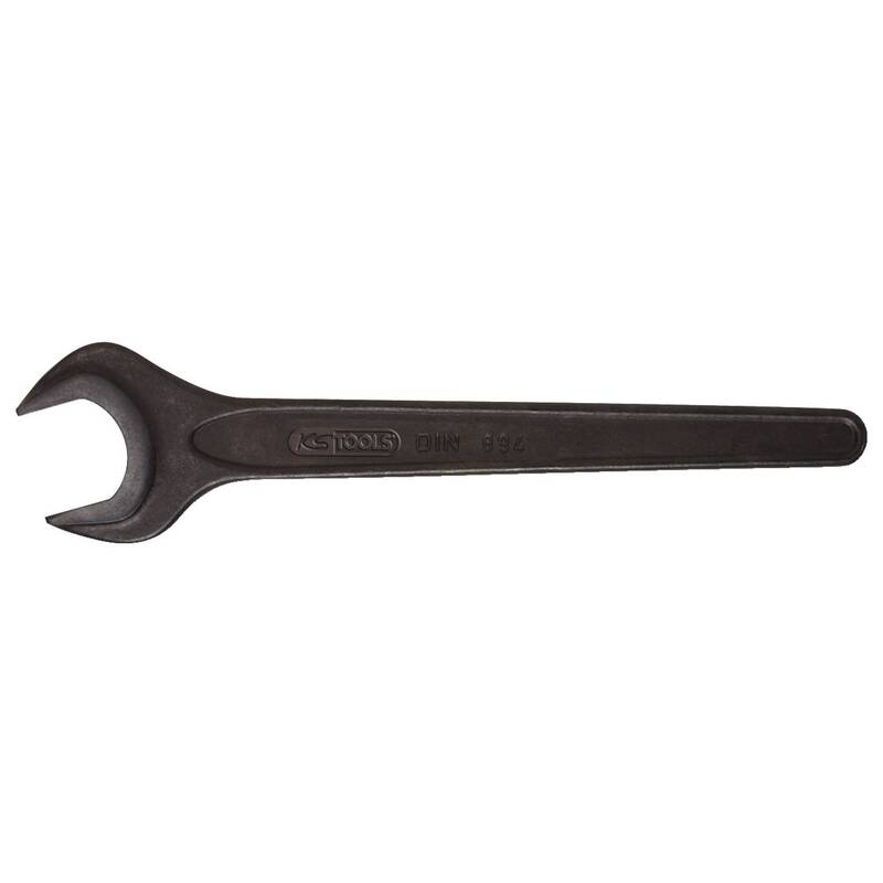 KS Tools Einmaulschlüssel 48mm Schlüsselweite Chrom-Molybdän Stahl 395mm 15° - 4042146109175