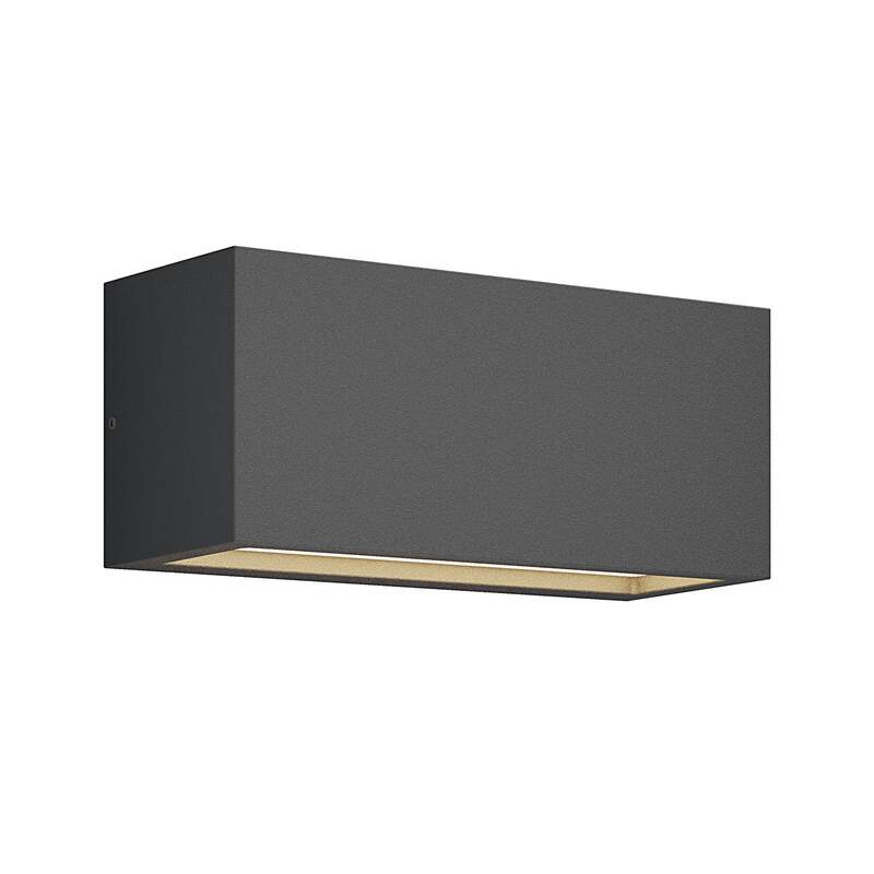Lucande Außenwandleuchte Bente LED Gartenlampe anthrazit dimmbar IP54 25cm - 6291105700788