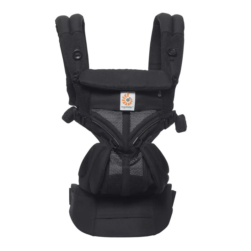 Ergobaby Babytrage Omni 360 Cool Air Mesh Onyx Black für Neugeborene ab Geburt - 8451970631114