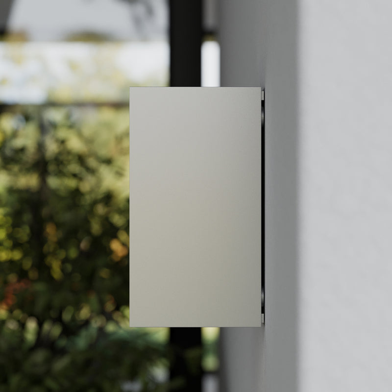 Lucande Silberne Außenwandleuchte AußenWandleuchte Leuchte Tavi Bridgelux LED - 6291105700696