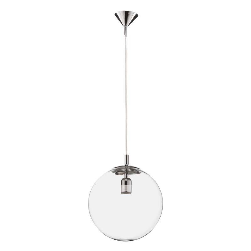 Hängelampe 562 LED Hängeleuchte Pendellampe dimmbar chrom klar Ø30cm 90cm - 5904798618667