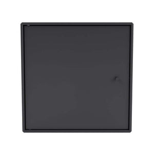 B-Ware Montana - Mini Regalmodul mit Tür anthrazit Aufbewahrung Regal Modul Regalfach