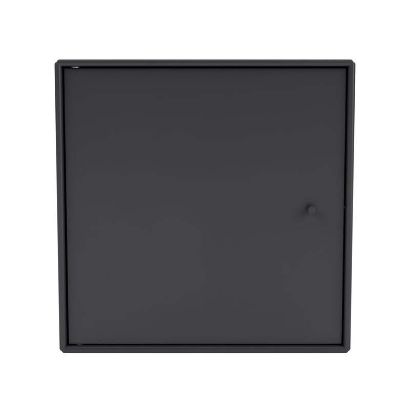 Montana - Mini Regalmodul mit Tür anthrazit Aufbewahrung Regal Modul Regalfach - 5714322009935