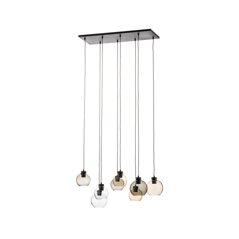 TK Lighting Cubus 8 Pendelleuchte Hängelampe Lampe Clear/Smoke/Amber Glas623 - 9050015