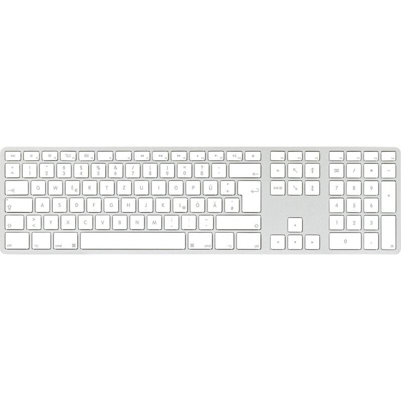 MATIAS FK416PCDCBB-DE WIRELESS Tastatur Keyboard MacBook Silber QWERTZ Funk - 0833742007989
