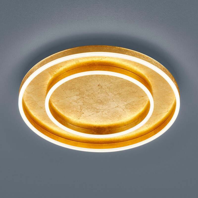 Helestra Deckenleuchte Sona LED dimmbar Lampe gold Ø60cm für stilvolle Räume - 4022671107242