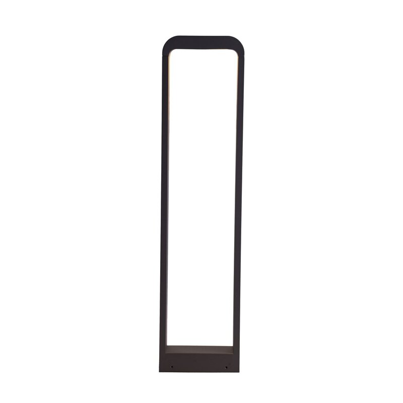 Lindby Wegeleuchte Außenleuchte LED Wegelampe dunkelgrau Aluminium Emima 80 cm - 4251911751994