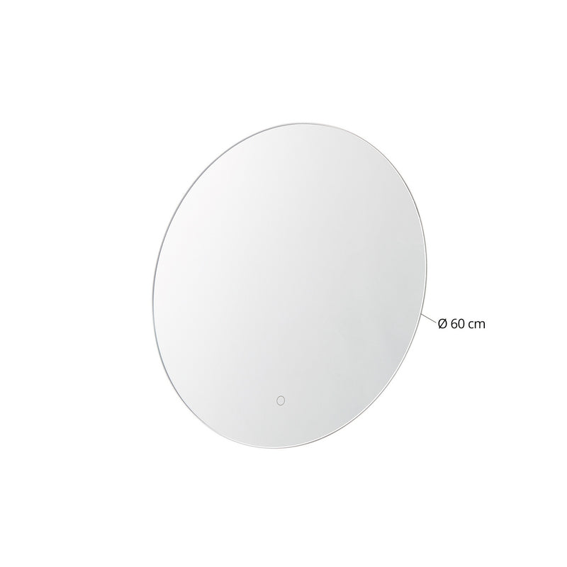 Lucande LED Spiegel Celestiel rund beheizbar CCT 60cm chrom Badezimmerlampe - 0000010020355