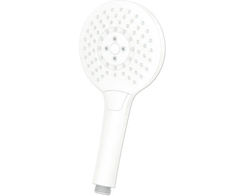 Avital Handbrause Duschkopf LOBA Duschkopf matt weiß 3 Strahlarten rund 240mm - 4306517526863