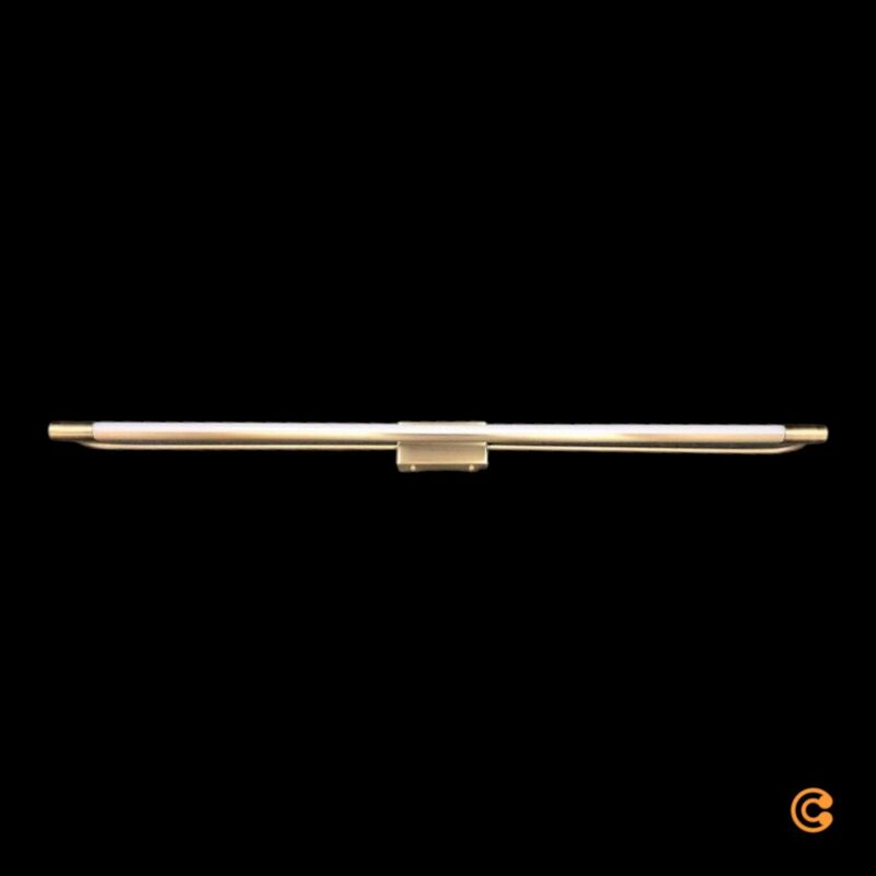 FABAS LUCE Wandleuchte Rapallo LED Wandlampe Messing warmweiß IP44 80cm - 8019282511250