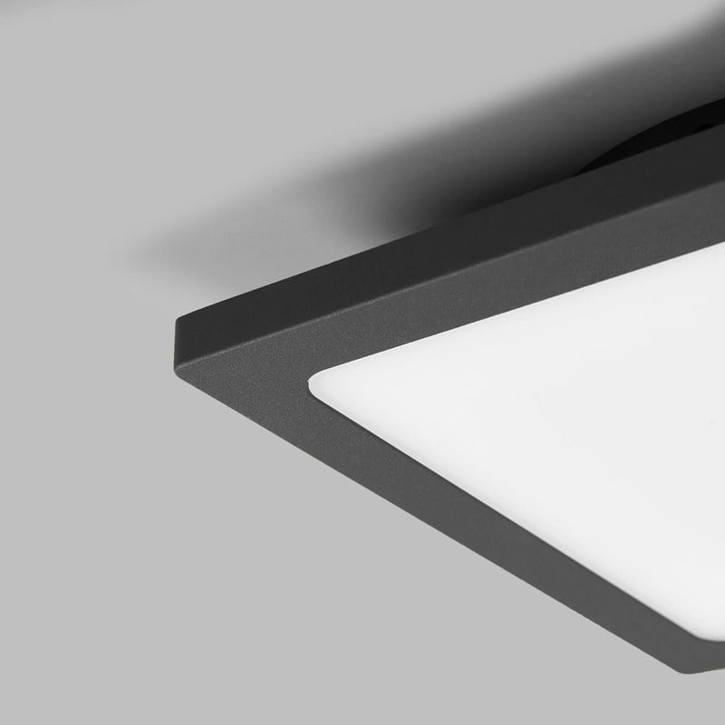 Lucande Deckenleuchte Außenlampe LED Sensor Mabella dunkelgrau weiß IP65 - 4251096527155