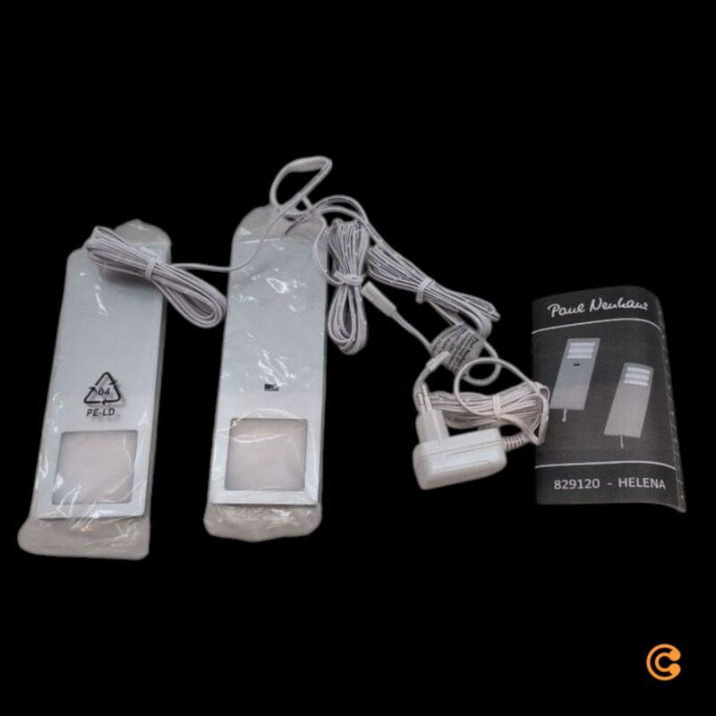 LED Möbelleuchte Helena 19cm Aluminium 2er Set mit Sensor und Schalter warmweiß - 4012248291207