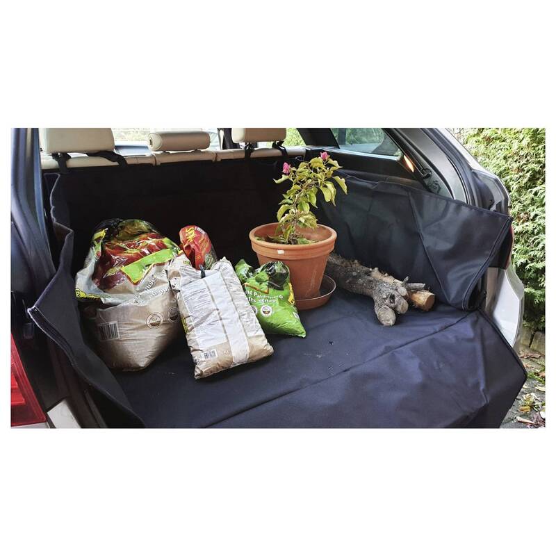 Cartrend Kofferraumdecke Polyester schwarz 92x260x280mm Schutzdecke für Hunde - 4038373001696