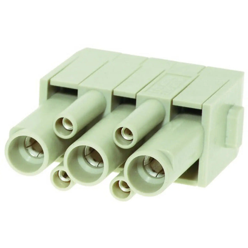 Harting Buchsenmodul 09140073101 Crimp-Anschluss 3-polig Polycarbonat grau 1 St. - 2050006168301