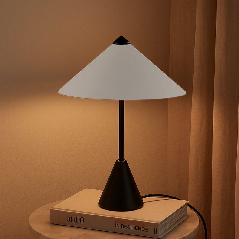 Lindby Tischleuchte Lampe Norvik Tischlampe Höhe 35 cm schwarz grau Metall332 - 4255830903151