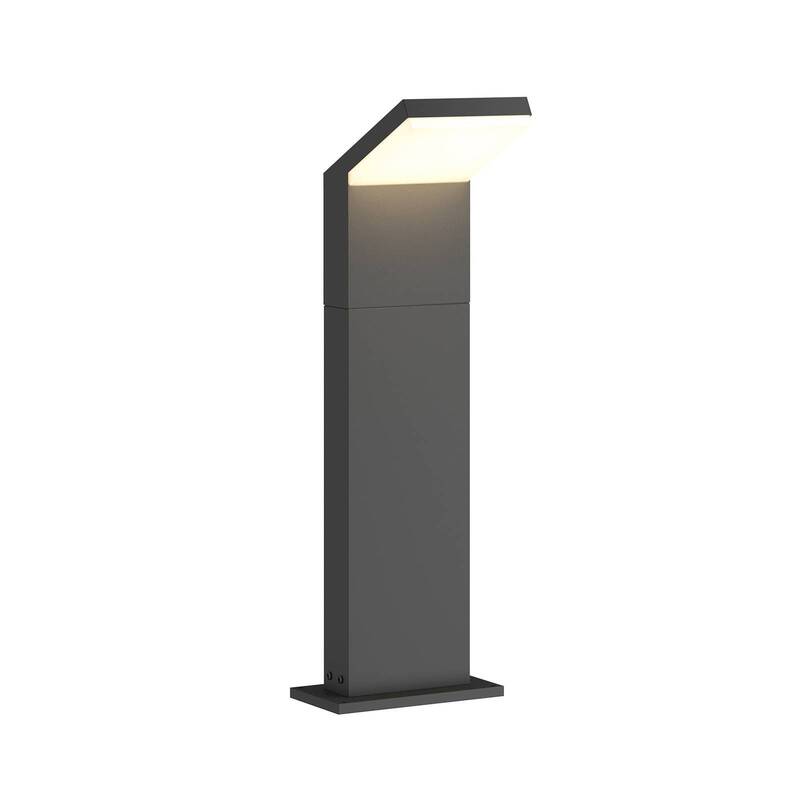 Arcchio Wegeleuchte Gartenleuchte Yolena LED Pollerleuchte anthrazit 60cm IP65 - 4251096536034