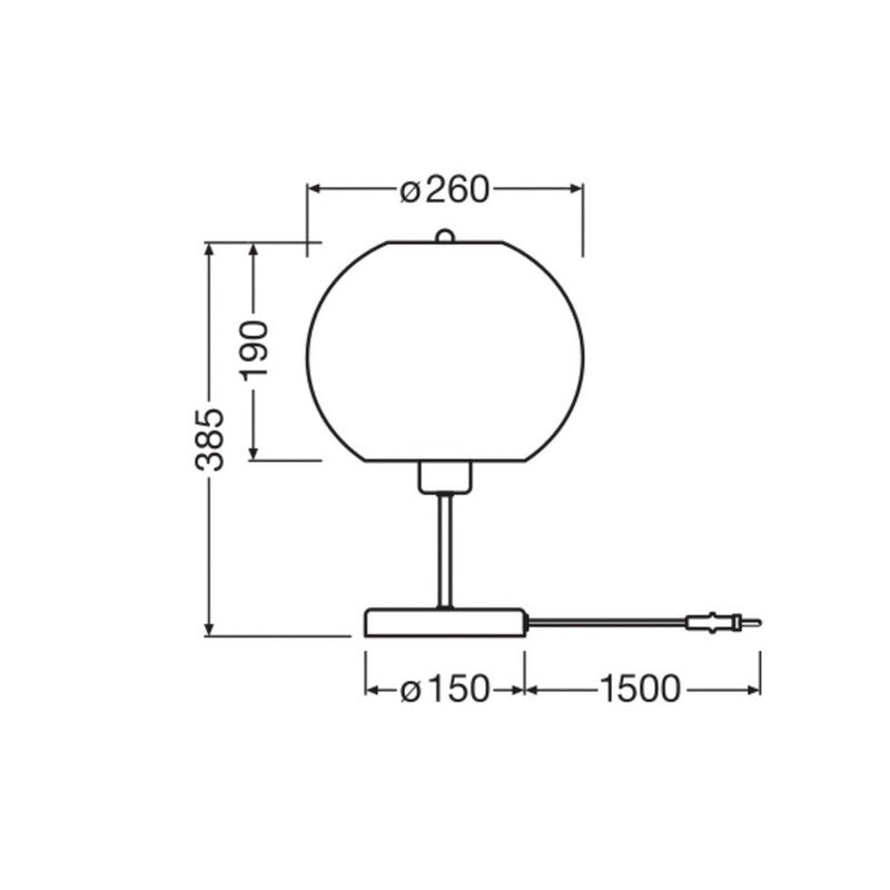 OSRAM Tischleuchte Lampe Decor E27 LED Wellpappe Braun 39cm Höhe 4099854453915 - 4099854453915