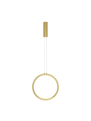 B-Ware Nova Luce Pendelleuchte Hängeleuchte CHANGE LED Messing Warmweiß dimmbar 39,5 cm