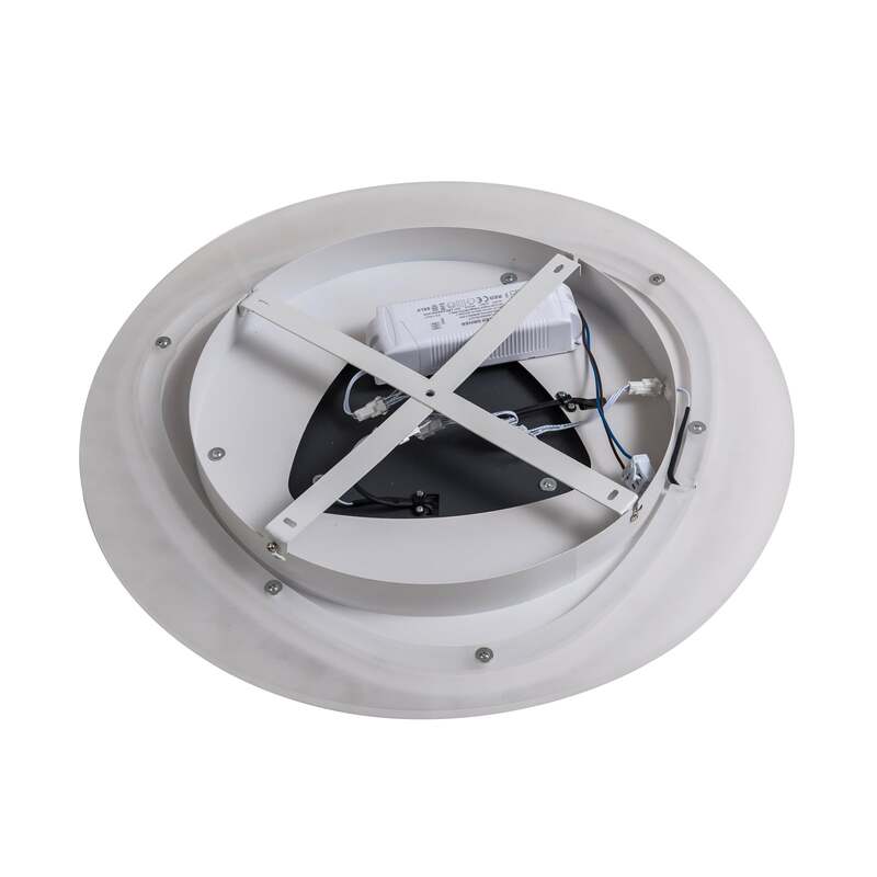 Lindby Deckenleuchte Rebeka LED Lampe dimmbar anthrazit Ø50cm CCT Fernbedienung - 4251096595192