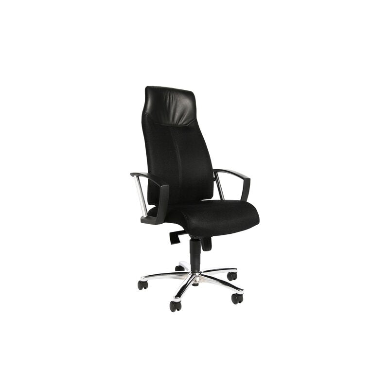 Topstar Bürostuhl Drehstuhl Sitzmöbel HIGH SIT UP Stoff schwarz Kopfstütze Chrom - 4014296986210